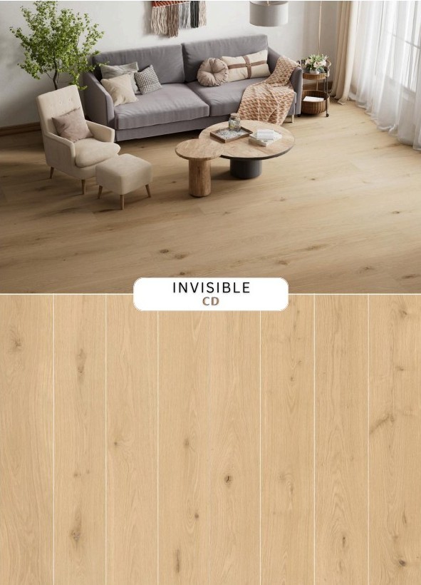 Parquet Contrecollé chêne vernis naturel Mat choix AB 14x190 mm